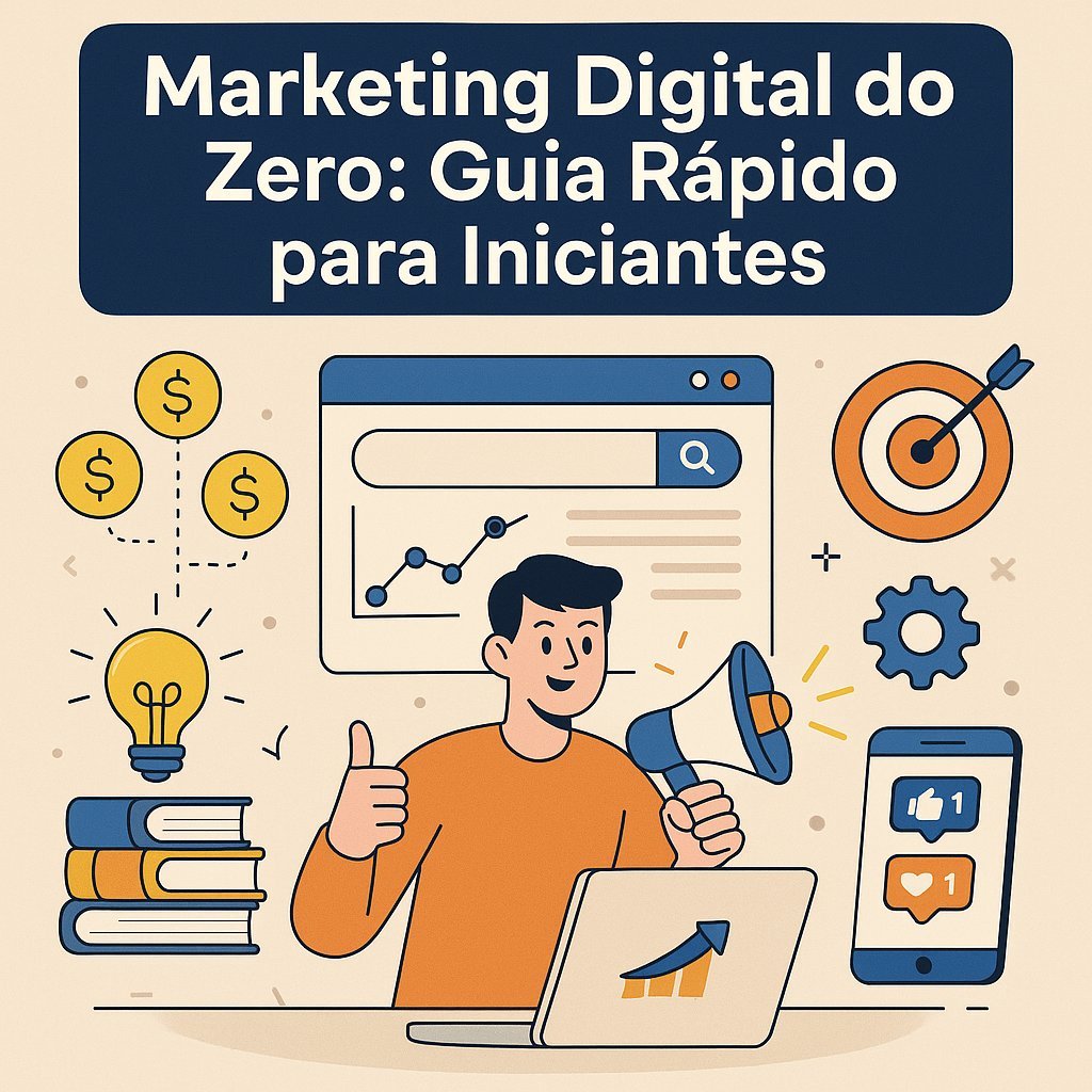 Marketing Digital do Zero: Estratégias Visuais e Práticas para Iniciantes Iniciarem na Internet