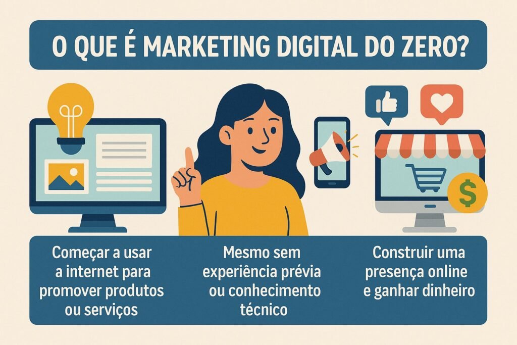 Marketing Digital do Zero: O Que É e Como Qualquer Pessoa Pode Começar Na Prática