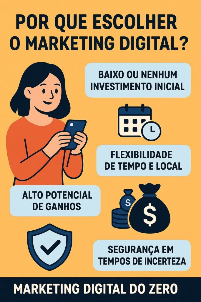 Marketing Digital do Zero: Descubra Por Que Essa É a Melhor Escolha Para Começar Na Internet
